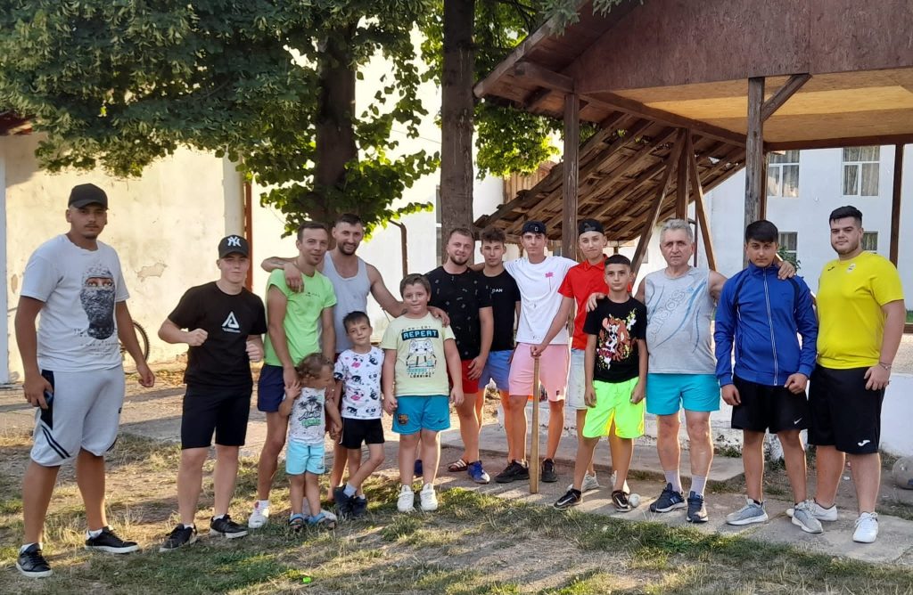 Oiniștii din cadrul CS Olimpicii la final de antrenament